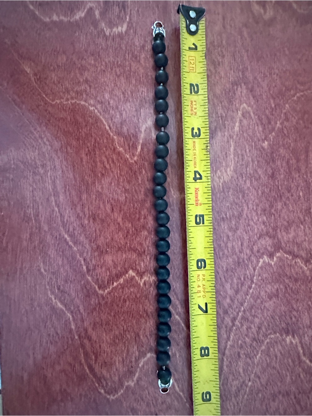 David Yurman Matte Black Onyx Beaded Bracelet